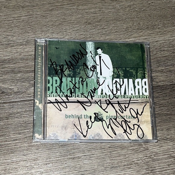 Brandon Rhyder: Behind The‎ Pine Curtain CD 2003 Autographed - Picture 1 of 6
